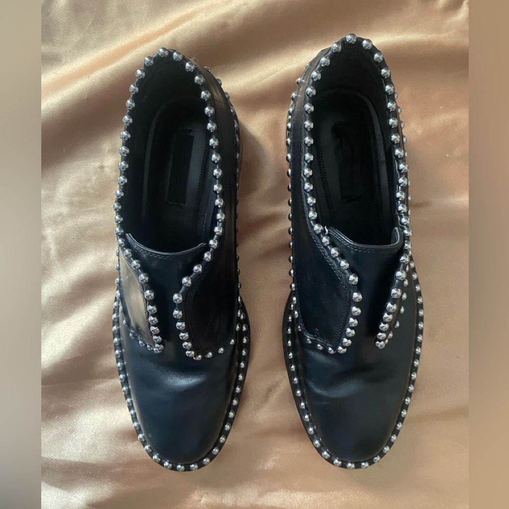 Iconic Alexander Wang studded brogues